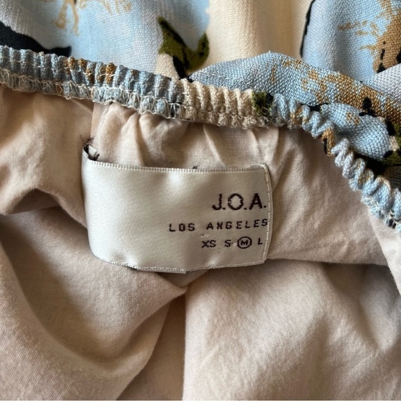 J.O.A. Floral Off The Shoulder Button Dress Size Medium - Picture 13 of 14